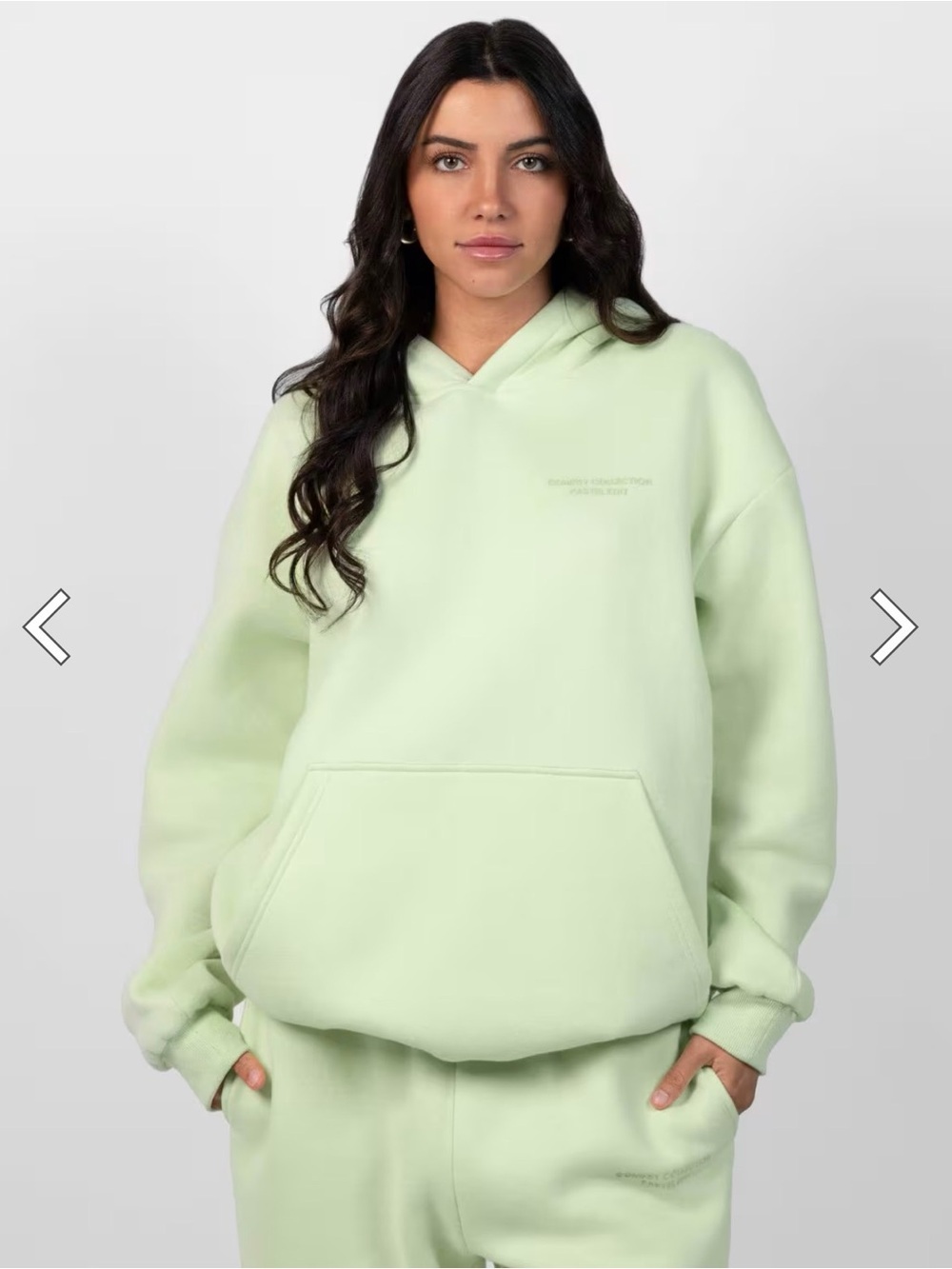 COMFRT Pastel Hoodie Mega in Honeydew